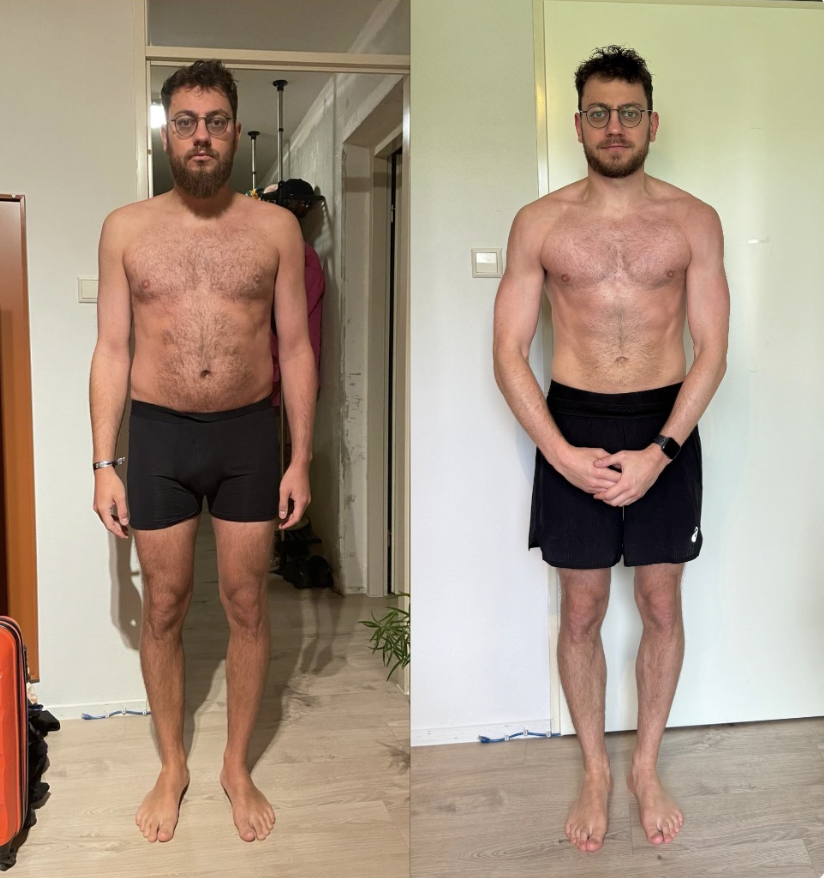 Kuba transformation result, 12 weeks 1-on-1 Training, Forge with George
